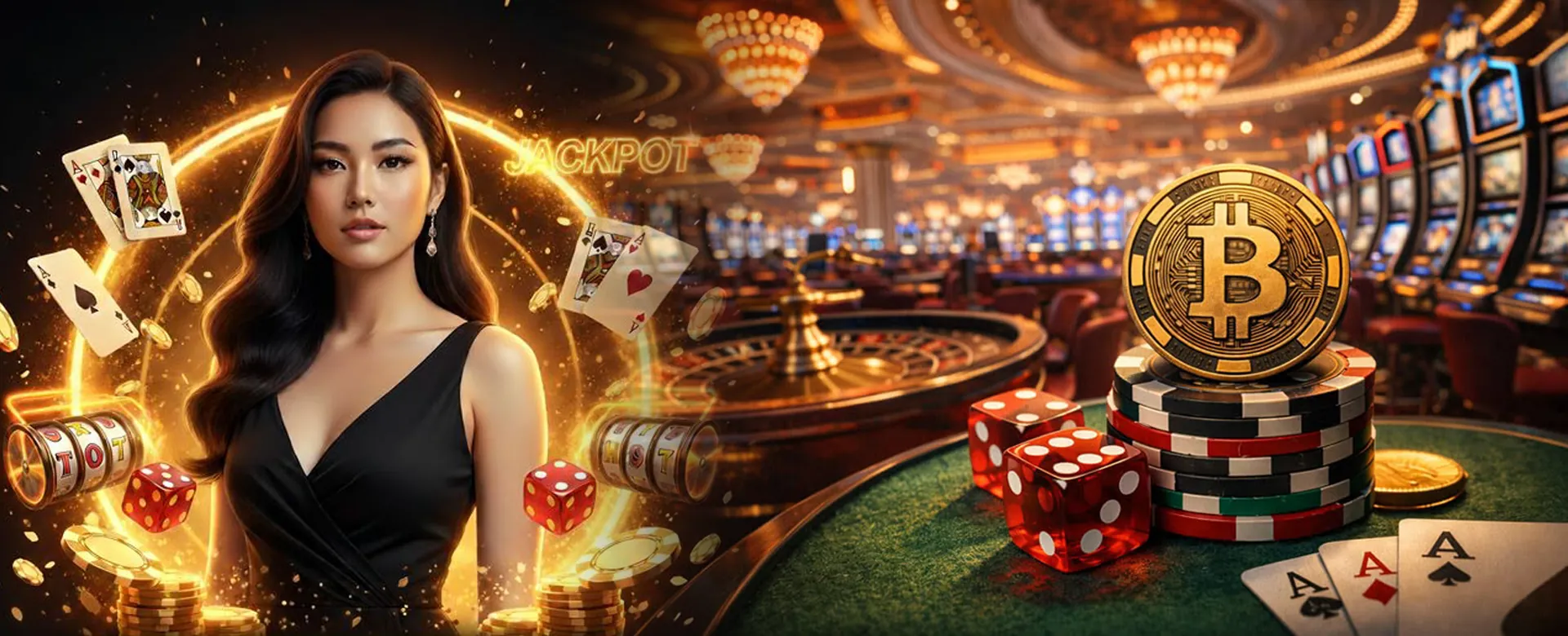 Players enjoying online poker on 55bmw casino platform with golden chips